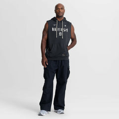 Detroit Tigers Nike Authentic Collection Standard Issue Dri-FIT Sleeveless Hoodie - Navy - Nike Lifestyle