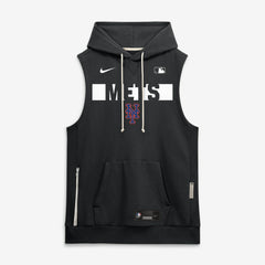 New York Mets Nike Authentic Collection Standard Issue Dri-FIT Sleeveless Hoodie - Black - Nike Sale