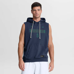 Seattle Mariners Nike Authentic Collection Standard Issue Dri-FIT Sleeveless Hoodie - Navy - Nike Online