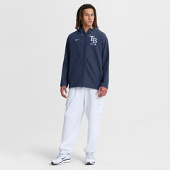 Tampa Bay Rays Nike Authentic Collection Raglan Therma-FIT Full-Zip Hooded Jacket - Navy - Nike Sale