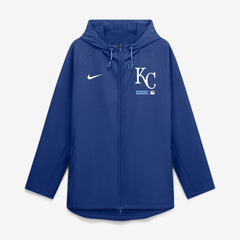 Kansas City Royals Nike Authentic Collection Raglan Therma-FIT Full-Zip Hooded Jacket - Royal - Nike Online