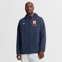 Houston Astros Nike Authentic Collection Raglan Therma-FIT Full-Zip Hooded Jacket - Navy - Nike Online