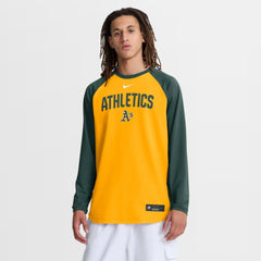 Athletics Nike Authentic Collection Raglan Dri-FIT Sweatshirt - Gold - Nike Online