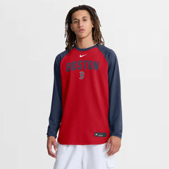 Boston Red Sox Nike Authentic Collection Raglan Dri-FIT Sweatshirt - Red - Nike Sale
