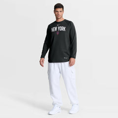 New York Mets Nike Authentic Collection Raglan Dri-FIT Sweatshirt - Black - Nike Sale