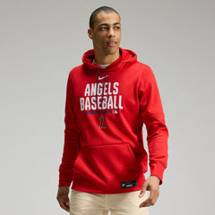 Los Angeles Angels Nike Authentic Collection Therma-FIT Hoodie - Red - Nike Sale