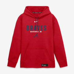 Atlanta Braves Nike Authentic Collection Therma-FIT Hoodie - Red - Nike Discount