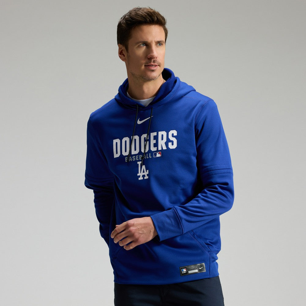 Los Angeles Dodgers Nike Authentic Collection Therma-FIT Hoodie - Royal - Nike on Sale