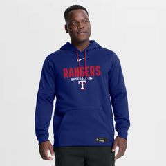 Texas Rangers Nike Authentic Collection Therma-FIT Hoodie - Royal - Nike Sale
