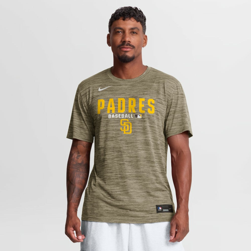 San Diego Padres Nike Authentic Collection Velocity Dri-FIT T-Shirt - Brown - Nike Lifestyle