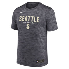 Seattle Mariners Nike Authentic Collection Velocity Dri-FIT T-Shirt - Black - Nike Discount