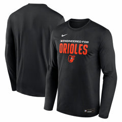 Baltimore Orioles Nike Authentic Collection Legend Dri-FIT Long Sleeve T-Shirt - Black - Nike Lifestyle