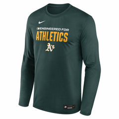 Athletics Nike Authentic Collection Legend Dri-FIT Long Sleeve T-Shirt - Green - Nike Online