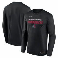 Arizona Diamondbacks Nike Authentic Collection Legend Dri-FIT Long Sleeve T-Shirt - Black - Nike on Sale