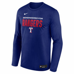 Texas Rangers Nike Authentic Collection Legend Dri-FIT Long Sleeve T-Shirt - Royal - Nike Online
