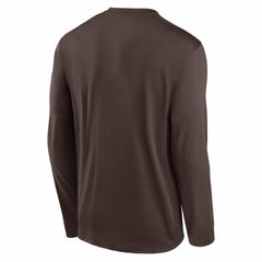 San Diego Padres Nike Authentic Collection Legend Dri-FIT Long Sleeve T-Shirt - Brown - Nike Lifestyle