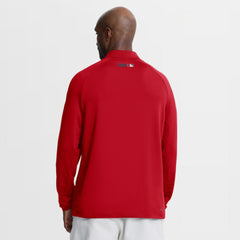 Los Angeles Angels Nike Authentic Collection Dri-FIT Raglan Half-Zip Pullover - Red - Nike on Sale