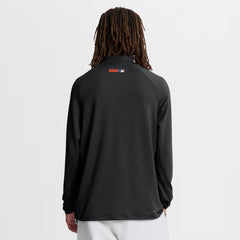 New York Mets Nike Authentic Collection Dri-FIT Raglan Half-Zip Pullover - Black - Nike Sale