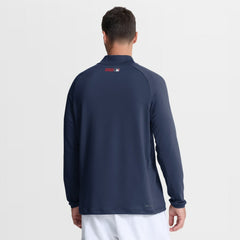 Boston Red Sox Nike Authentic Collection Dri-FIT Raglan Half-Zip Pullover - Navy - Nike on Sale