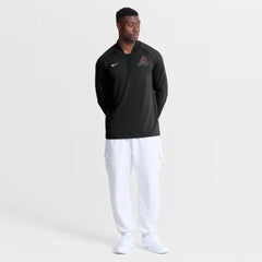 Arizona Diamondbacks Nike Authentic Collection Dri-FIT Raglan Half-Zip Pullover - Black - Nike Sale