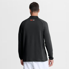 Baltimore Orioles Nike Authentic Collection Dri-FIT Raglan Half-Zip Pullover - Black - Nike Lifestyle