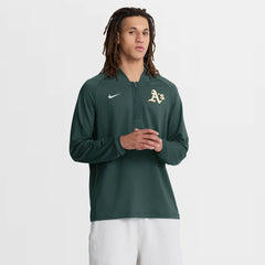 Athletics Nike Authentic Collection Dri-FIT Raglan Half-Zip Pullover - Green - Nike Discount