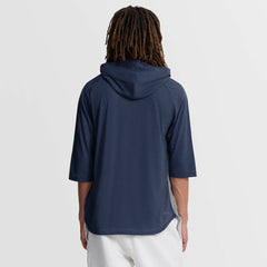 Tampa Bay Rays Nike Authentic Collection Flux Dri-FIT Raglan 3/4-Sleeve Hooded T-Shirt - Gray - Nike Sale