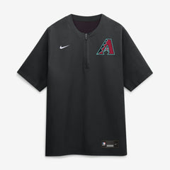 Arizona Diamondbacks Nike Authentic Collection Dri-FIT Quarter-Zip Windshirt - Black - Nike Discount