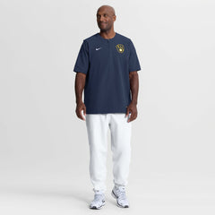 Milwaukee Brewers Nike Authentic Collection Dri-FIT Quarter-Zip Windshirt - Navy - Nike on Sale