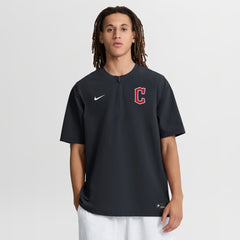Cleveland Guardians Nike Authentic Collection Dri-FIT Quarter-Zip Windshirt - Navy - Nike Online