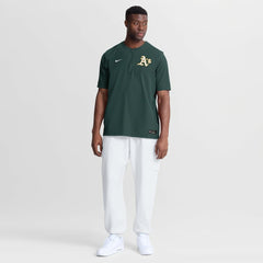 Athletics Nike Authentic Collection Dri-FIT Quarter-Zip Windshirt - Green - Nike Discount
