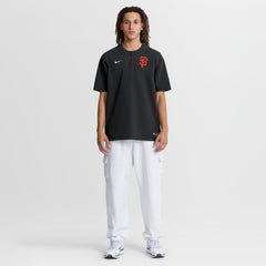San Francisco Giants Nike Authentic Collection Dri-FIT Quarter-Zip Windshirt - Black - Nike Sale