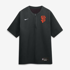 San Francisco Giants Nike Authentic Collection Dri-FIT Quarter-Zip Windshirt - Black - Nike Sale