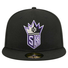 Sacramento Kings Core Logo 59FIFTY Fitted Hat Black | New Era