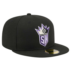 Sacramento Kings Core Logo 59FIFTY Fitted Hat Black | New Era