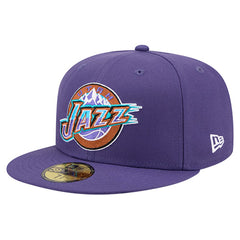 Utah Jazz Core Logo 59FIFTY Fitted Hat Purple | New Era Near Me