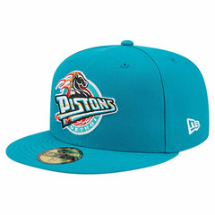 Detroit Pistons Core Logo 59FIFTY Fitted Hat for sale Teal | New Era for sale
