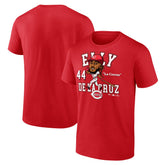 Elly De La Cruz Cincinnati Reds Fanatics Hometown Caricature T-Shirt - Athletic Red - Fanatics on Sale
