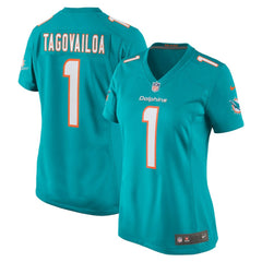 Nike Tua Tagovailoa Miami Dolphins Women's Game Jersey Aqua