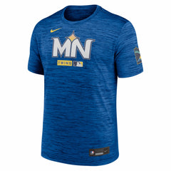 Minnesota Twins Nike Authentic Collection City Connect Velocity Dri-FIT T-Shirt - Royal - Nike Discount