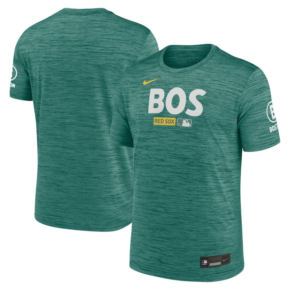Boston Red Sox Nike Authentic Collection City Connect Velocity Dri-FIT T-Shirt - Green - Nike Online