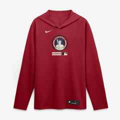 Cleveland Guardians Nike City Connect Dri-FIT Long Sleeve Hooded T-Shirt - Red - Nike Discount