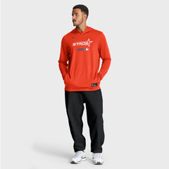 Houston Astros Nike City Connect Dri-FIT Long Sleeve Hooded T-Shirt - Orange - Nike on Sale