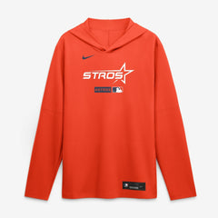 Houston Astros Nike City Connect Dri-FIT Long Sleeve Hooded T-Shirt - Orange - Nike on Sale