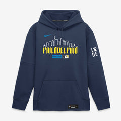 Philadelphia Phillies Nike Authentic Collection City Connect Therma-FIT Hoodie - Navy - Nike Discount