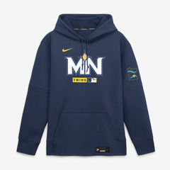Minnesota Twins Nike Authentic Collection City Connect Therma-FIT Hoodie - Navy - Nike Discount