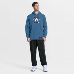 Washington Nationals Nike Authentic Collection City Connect Therma-FIT Hoodie - Blue - Nike Lifestyle