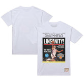Jeremy Lin New York Knicks Newspaper T-Shirt White | Mitchell & Ness Near Me