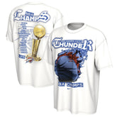 Oklahoma City Thunder Unisex 2025 NBA Finals Champions Celebration Parade Roster T-Shirt White | Nike outlet
