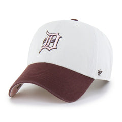 Detroit Tigers '47 Unisex Love Letter Clean Up Adjustable Hat - Stone/Burgundy - 47 brand Online
